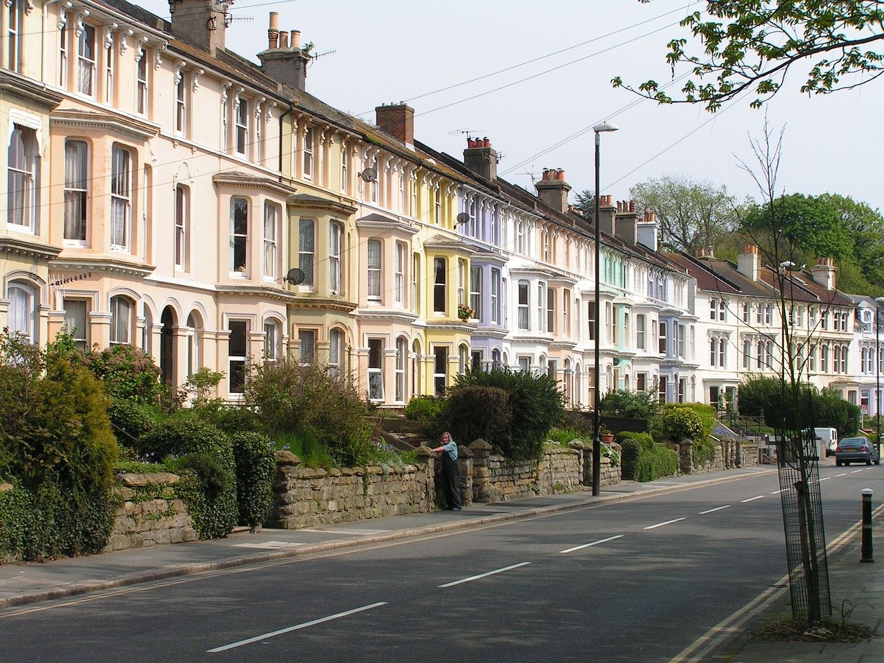 Row of houses image